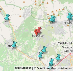 Mappa Via III Retta Ponente, 95032 Belpasso CT, Italia (6.3675)