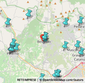 Mappa Via III Retta Ponente, 95032 Belpasso CT, Italia (6.1815)