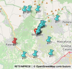 Mappa Via III Retta Ponente, 95032 Belpasso CT, Italia (3.48235)