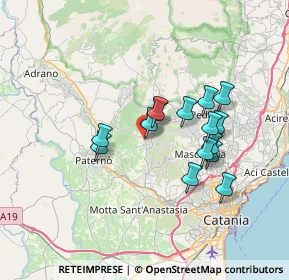 Mappa Via III Retta Ponente, 95032 Belpasso CT, Italia (6.532)