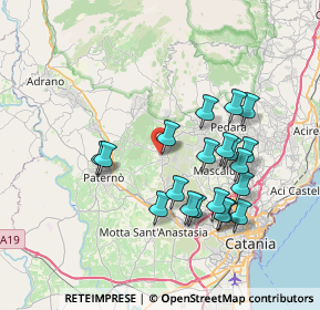 Mappa Via III Retta Ponente, 95032 Belpasso CT, Italia (7.8985)