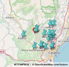 Mappa Via III Retta Ponente, 95032 Belpasso CT, Italia (7.65588)