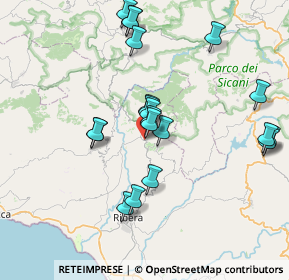 Mappa Via Vittorio Emanuele, 92020 Villafranca Sicula AG, Italia (8.2985)