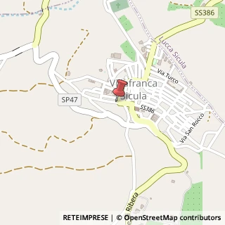 Mappa Via Vittorio Emanuele, 63, 92020 Villafranca Sicula, Agrigento (Sicilia)