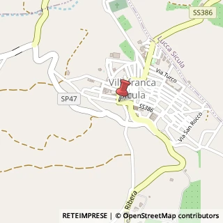 Mappa Corso vittorio emanuele 72, 92020 Villafranca Sicula, Agrigento (Sicilia)