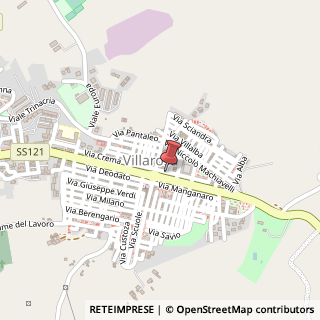 Mappa Via Lombardo, 20, 94010 Villarosa, Enna (Sicilia)