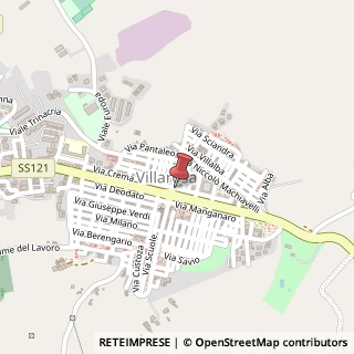 Mappa Via Maroncelli, 4, 94010 Villarosa EN, Italia, 94010 Villarosa, Enna (Sicilia)