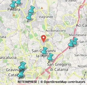Mappa Via Ancona, 95037 San Giovanni La Punta CT, Italia (3.3425)