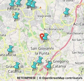 Mappa Via Ancona, 95037 San Giovanni La Punta CT, Italia (3.39231)