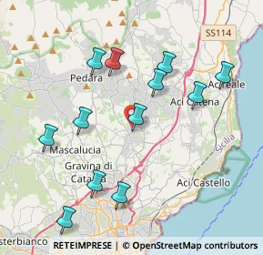 Mappa Via Ancona, 95037 San Giovanni La Punta CT, Italia (4.52)