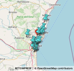 Mappa Via Ancona, 95037 San Giovanni La Punta CT, Italia (9.35389)