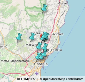 Mappa Via Ancona, 95037 San Giovanni La Punta CT, Italia (5.75636)