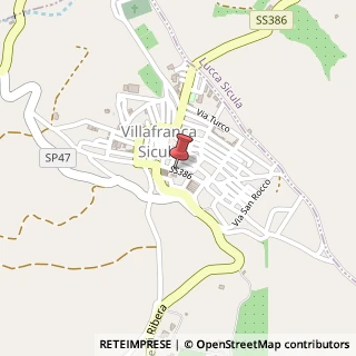 Mappa Via Vittorio Emanuele, 103, 92020 Villafranca Sicula, Agrigento (Sicilia)