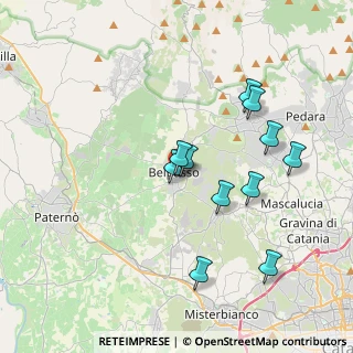 Mappa Via IV Retta Levante, 95032 Belpasso CT, Italia (3.93727)
