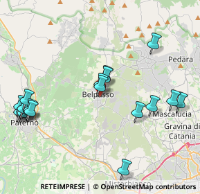 Mappa Via IV Retta Levante, 95032 Belpasso CT, Italia (5.42)