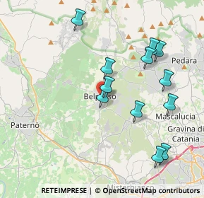 Mappa Via XIII Traversa, 95032 Belpasso CT, Italia (4.445)