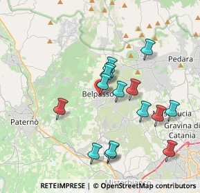 Mappa Via XIII Traversa, 95032 Belpasso CT, Italia (3.96333)