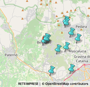 Mappa Via XIII Traversa, 95032 Belpasso CT, Italia (3.93727)