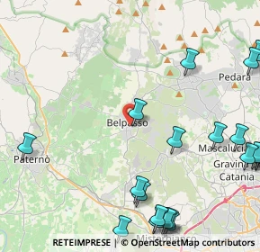 Mappa Via XIII Traversa, 95032 Belpasso CT, Italia (6.963)