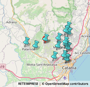 Mappa Via XIII Traversa, 95032 Belpasso CT, Italia (7.67313)