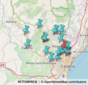 Mappa Via IV Retta Levante, 95032 Belpasso CT, Italia (6.78333)