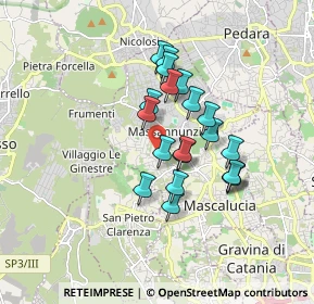Mappa Via Puglia, 95030 Mascalucia CT, Italia (1.5225)