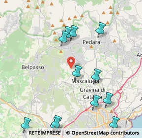 Mappa Via Puglia, 95030 Mascalucia CT, Italia (5.5825)