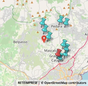 Mappa Via Puglia, 95030 Mascalucia CT, Italia (3.77364)