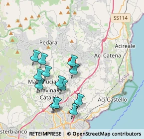 Mappa Via Enna, 95037 San Giovanni La Punta CT, Italia (4.05769)