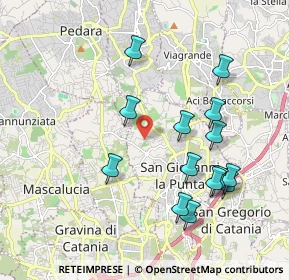 Mappa Via Vulcano, 95037 San Giovanni la punta CT, Italia (2.24571)