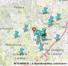 Mappa Via Vulcano, 95037 San Giovanni la punta CT, Italia (1.87294)