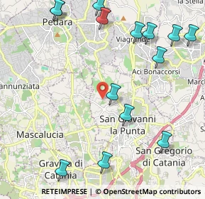 Mappa Via Vulcano, 95037 San Giovanni la punta CT, Italia (3.06714)