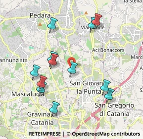 Mappa Via Vulcano, 95037 San Giovanni la punta CT, Italia (2.26083)