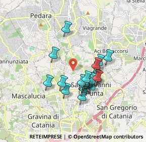 Mappa Via Vulcano, 95037 San Giovanni la punta CT, Italia (1.568)