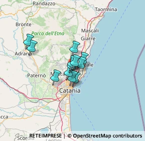 Mappa Contrada Bottazzi, 95037 San Giovanni La Punta CT, Italia (8.11333)