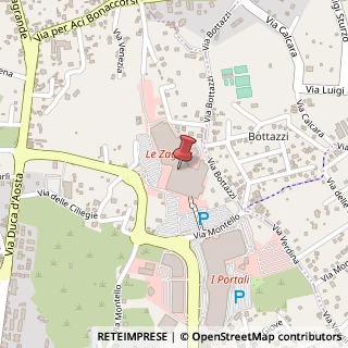 Mappa Parco Commerciale Le Zagare, 95037 San Giovanni la Punta, Catania (Sicilia)