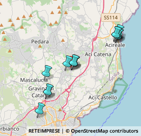 Mappa Contrada Bottazzi, 95037 San Giovanni La Punta CT, Italia (4.21769)