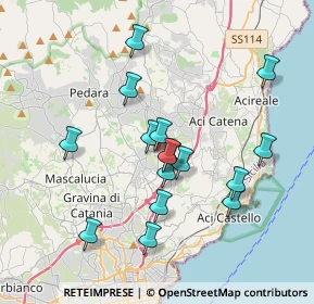 Mappa Contrada Bottazzi, 95037 San Giovanni La Punta CT, Italia (3.79125)