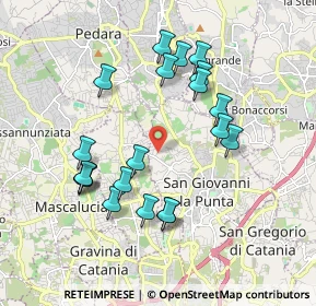 Mappa Via Aspromonte, 95037 San Giovanni la punta CT, Italia (2.057)