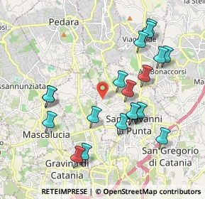 Mappa Via Aspromonte, 95037 San Giovanni la punta CT, Italia (2.24368)