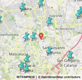 Mappa Via Aspromonte, 95037 San Giovanni la punta CT, Italia (3.22615)