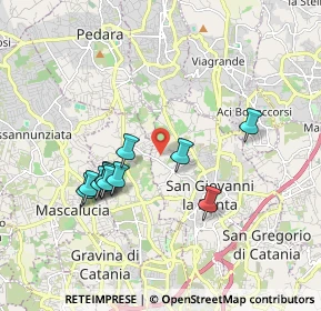 Mappa Via Aspromonte, 95037 San Giovanni la punta CT, Italia (1.93545)