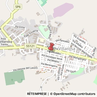 Mappa Via buonarroti 8, 94010 Villarosa, Enna (Sicilia)