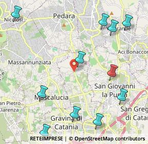 Mappa Piazza Regina Margherita, 95030 Tremestieri Etneo CT, Italia (3.09)