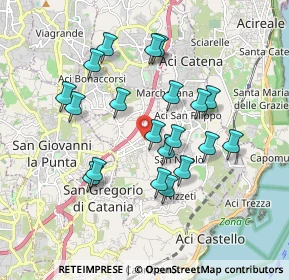 Mappa Via Mario Tosto, 95028 Valverde CT, Italia (1.871)