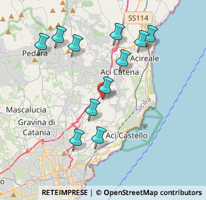 Mappa Via Mario Tosto, 95028 Valverde CT, Italia (4.24818)