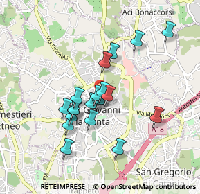 Mappa Via Empoli, 95037 San Giovanni La Punta CT, Italia (0.8285)