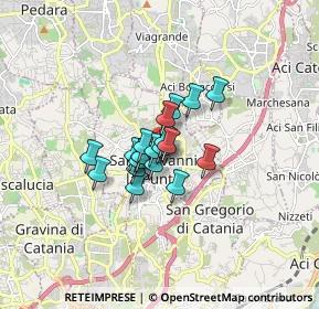 Mappa Via Empoli, 95037 San Giovanni La Punta CT, Italia (1.0095)