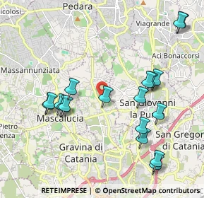 Mappa Via dei Limoni, 95030 Tremestieri Etneo CT, Italia (2.45667)