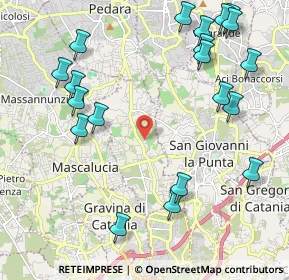 Mappa Via dei Limoni, 95030 Tremestieri Etneo CT, Italia (2.9265)